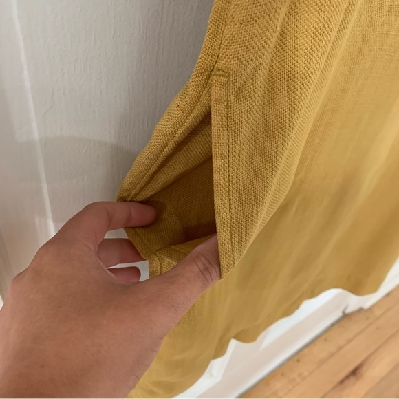 J. Jill Kimono Sleeve Boxy Knit Shift Dress Lagenlook Mustard Fall Size Medium - Picture 4 of 11